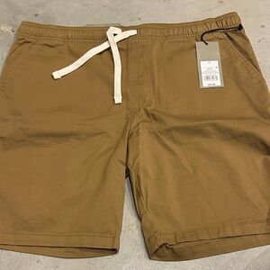 Goodfellow & Co Men's Brown Flat Front Shorts